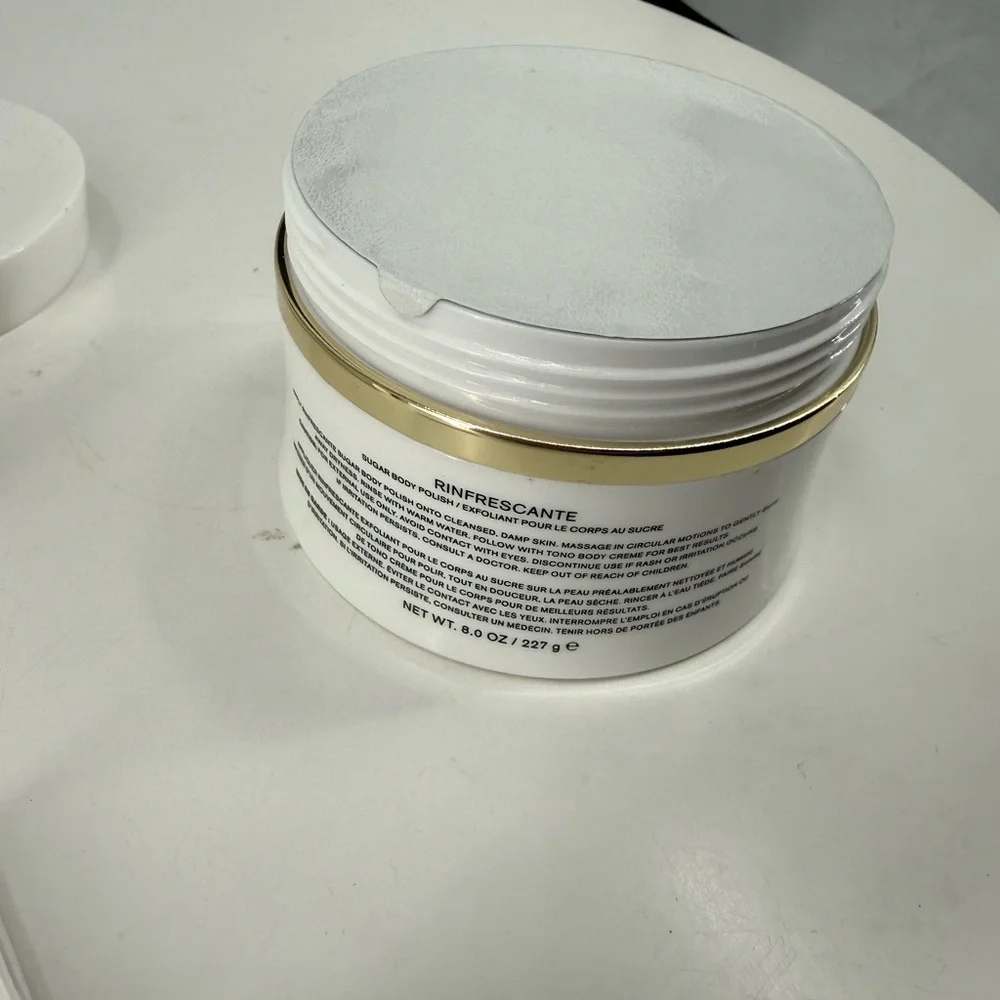 NEW Vitamin E infused Borghese Rinfrescante Sugar Body Polish - Exfoliating
